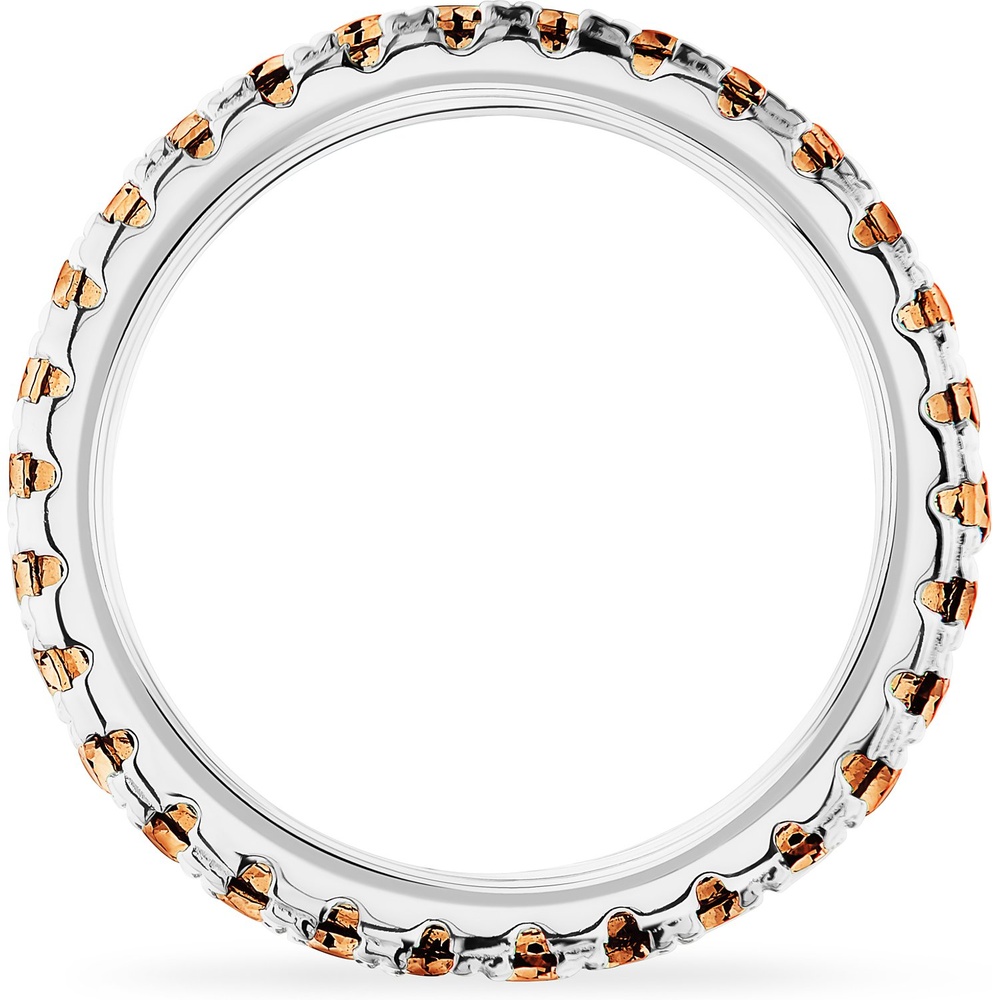FAVS Bague pour femme 925 Argent Champagne Bague