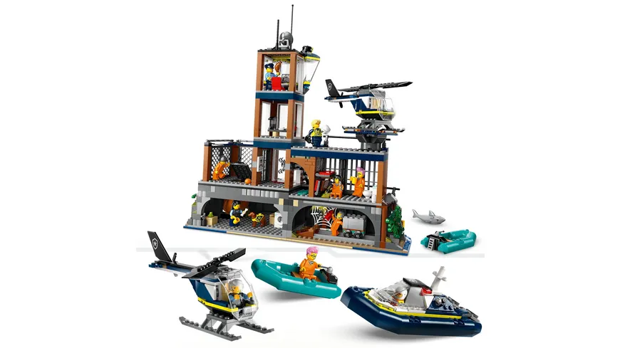 LEGO City Polizei 60419 Polizeistation auf der Gefängnisinsel