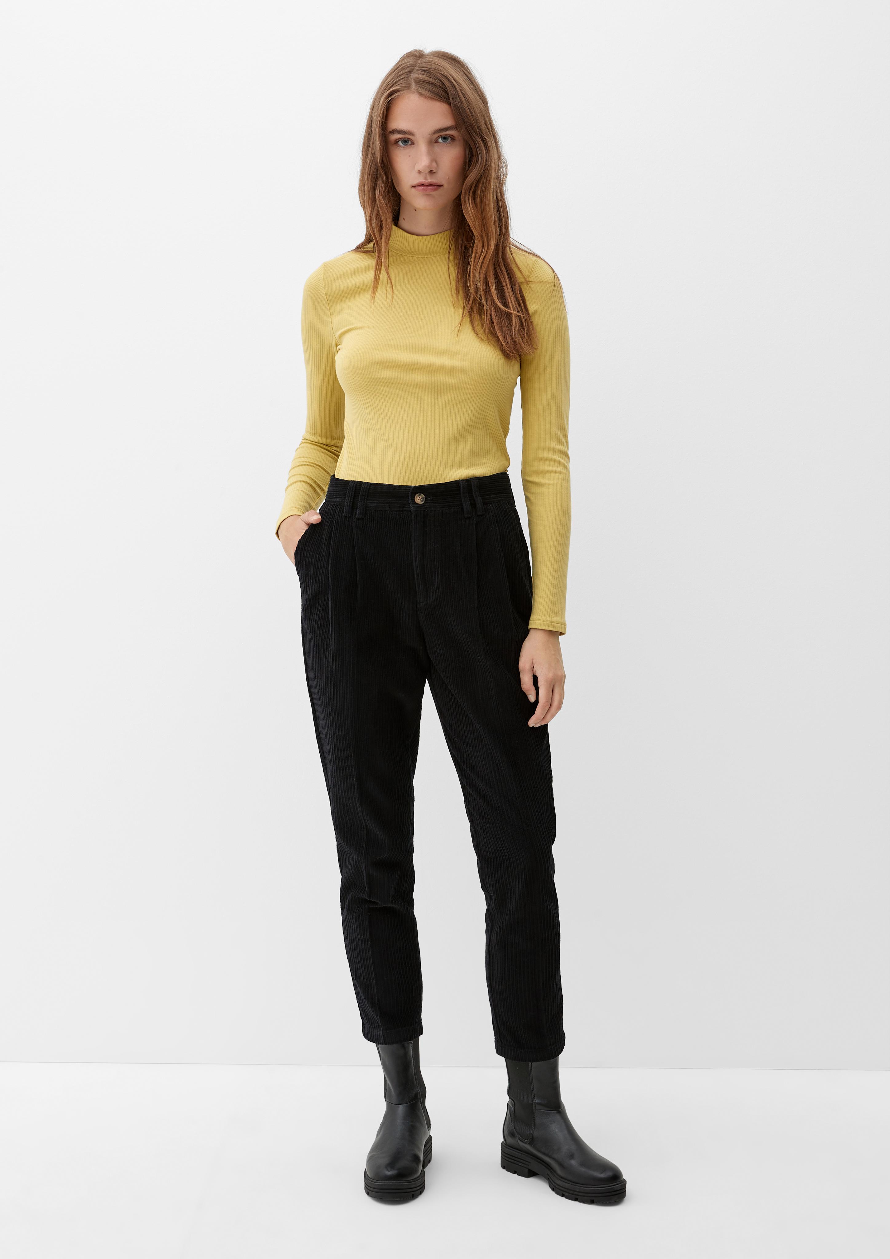 Cordhose mit High Waist  2121564-9999
