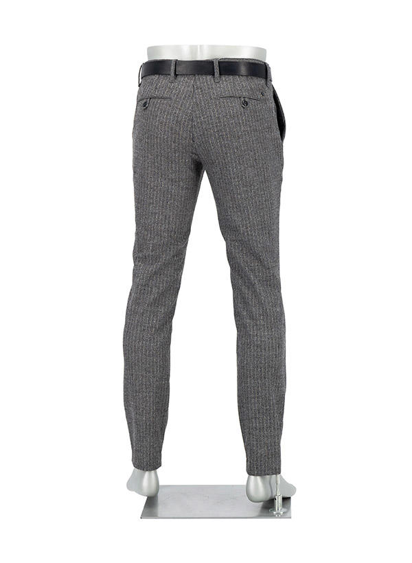 Alberto, Chino Rob, Slim Fit, Ceramica®, grau meliert