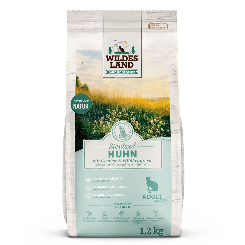 Wildes Land Cat Sterilised Huhn zu TOP-Preisen