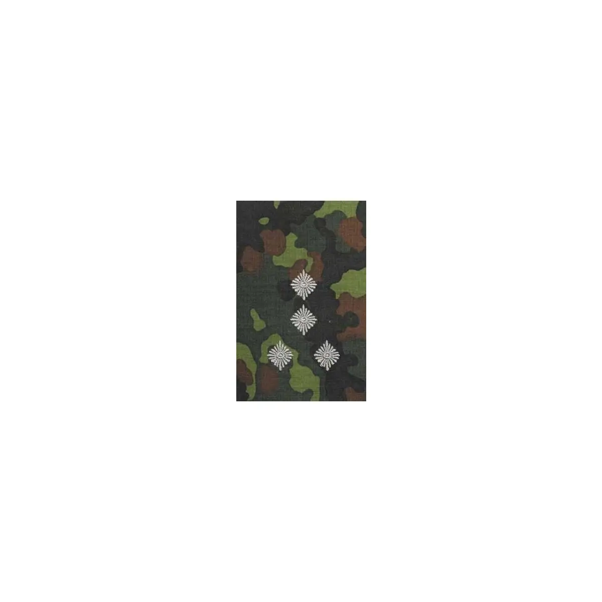 BW Rangabzeichen flecktarn/silber Stabshauptmann
