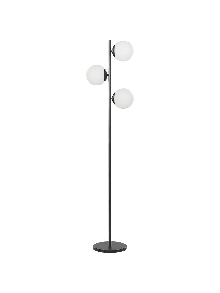 Beliani Stehleuchten WADI in Schwarz - (W) 35 x (H) 153 x (L) 35 cm günstig kaufen onesize