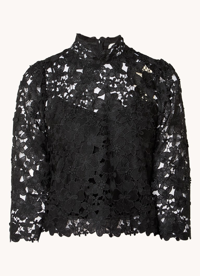 ba&sh Paul tunic with openwork design