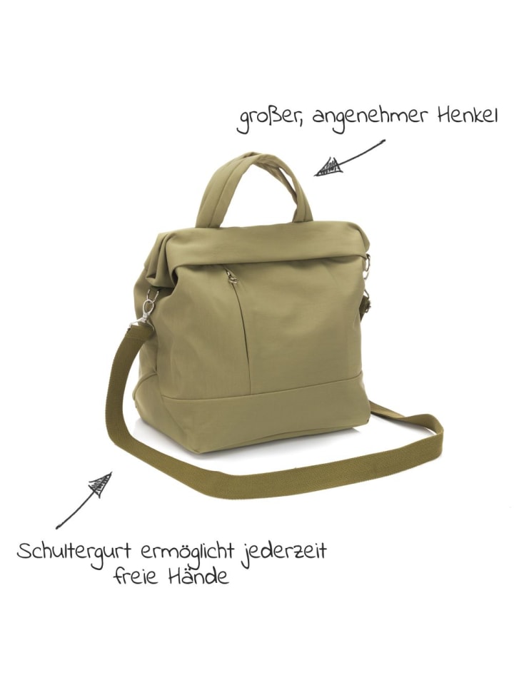 fillikid Wickeltasche Palma mit Wickelunterlage und Thermotasche in gruen günstig kaufen onesize