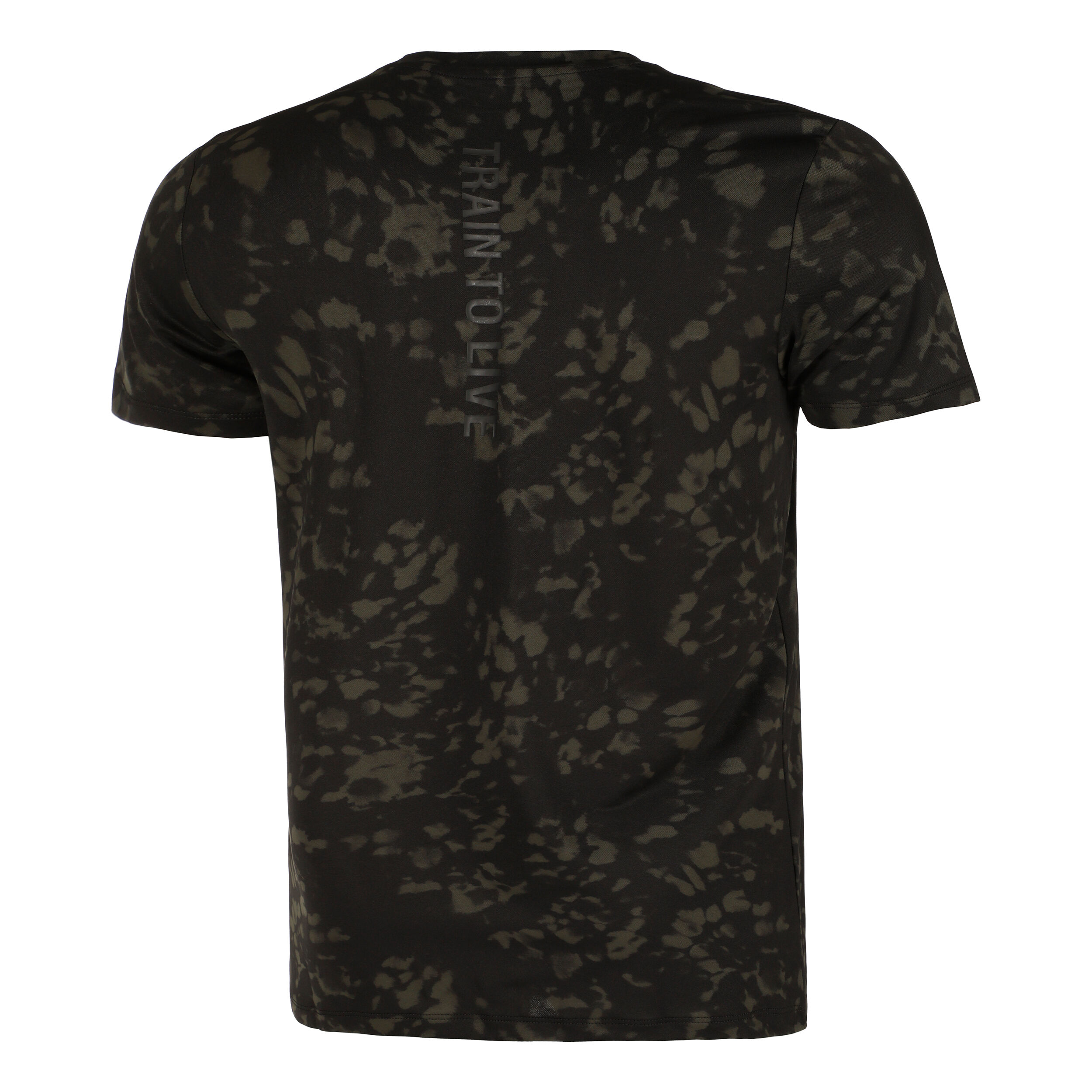 Allover Printed T-Shirt Herren - Schwarz
