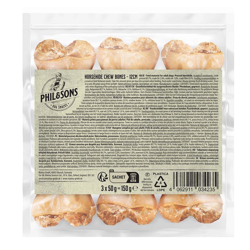 Phil & Sons Kauknochen aus Pferdehaut