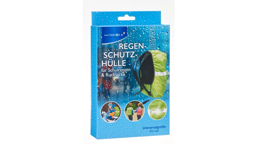 PAPERZONE Schulranzen Regenschutz neongelb neongelb