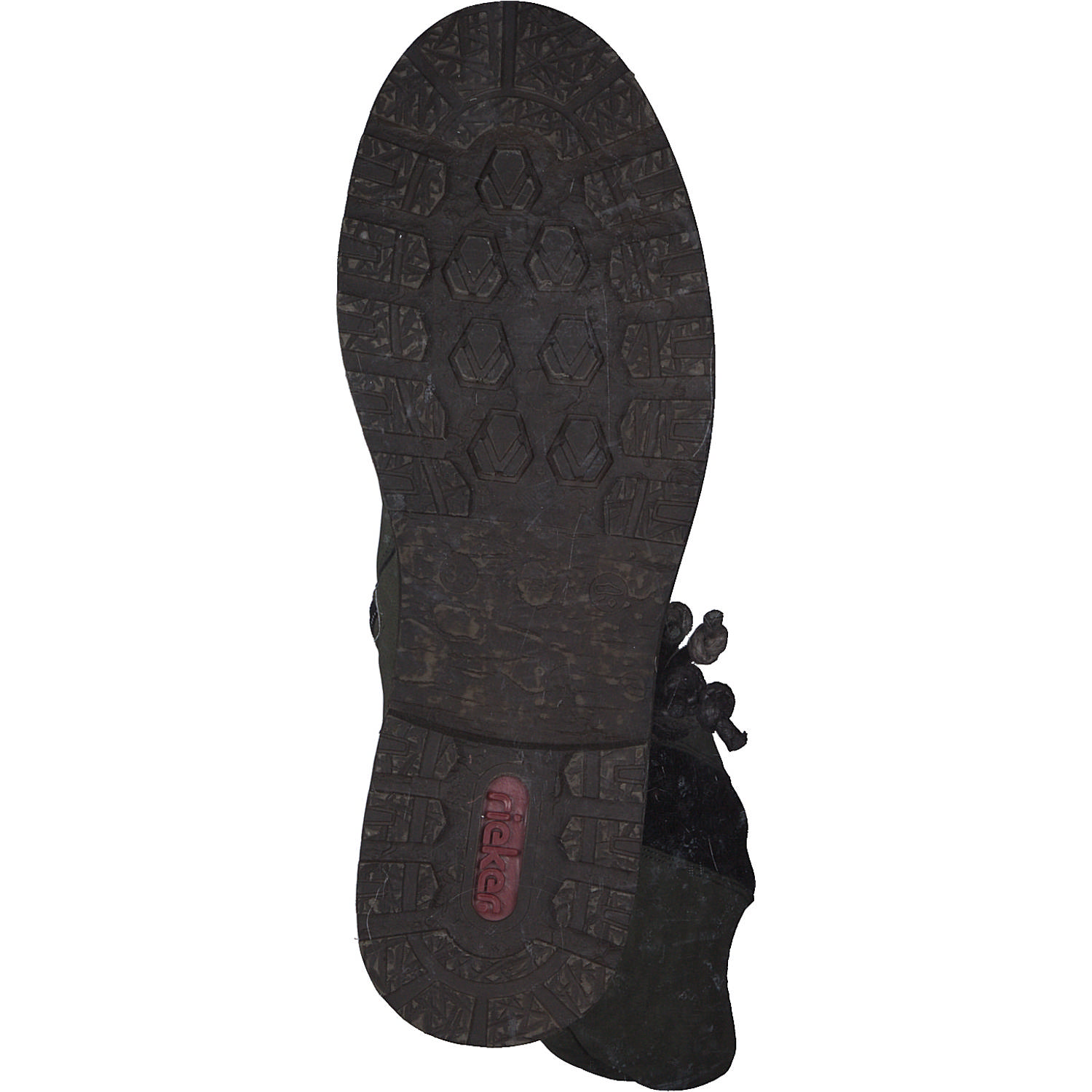 Rieker Z4774, Overknee-Stiefel, Damen, Grün