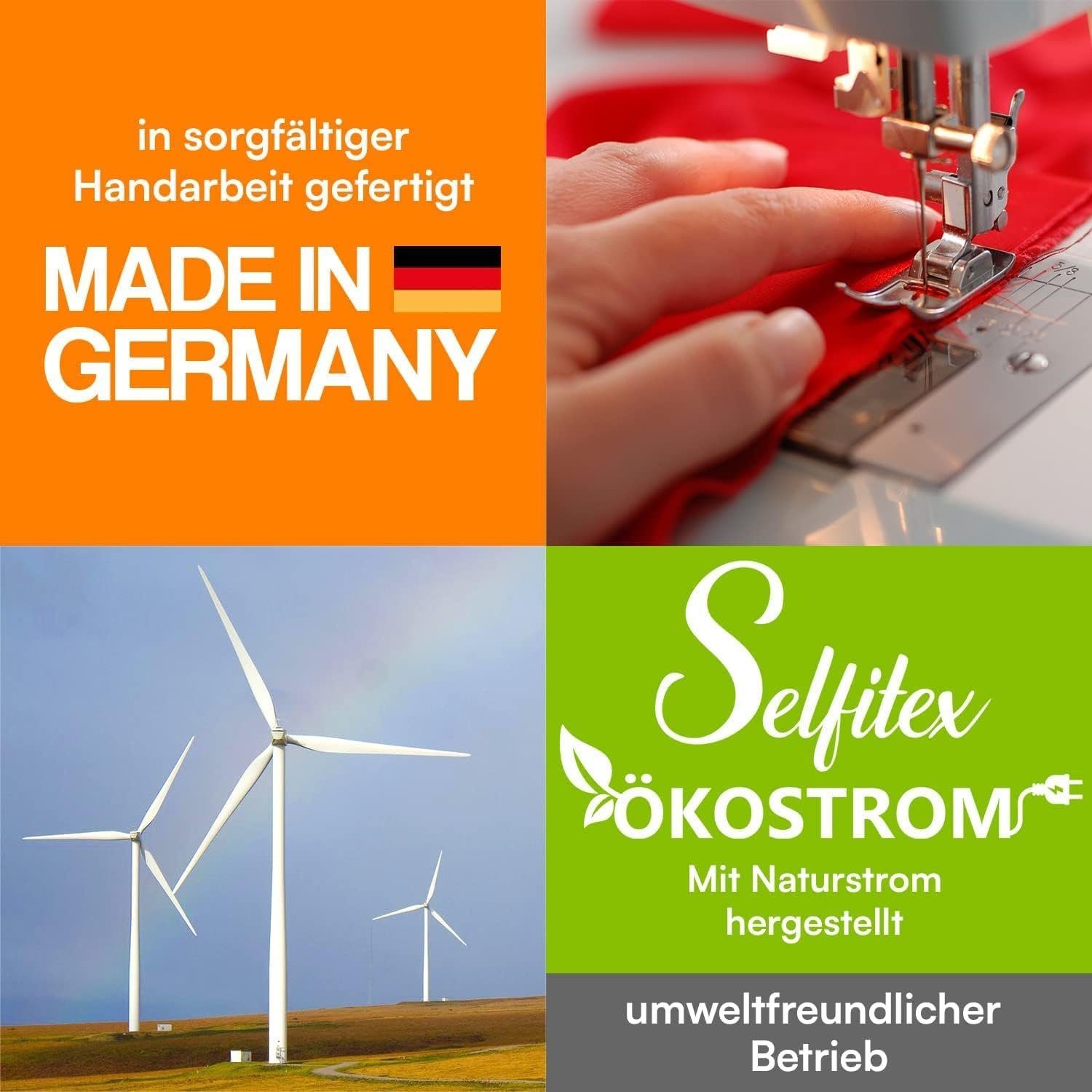 Selfitex Dekokissen farbenfrohes Sofakissen 30/50 oder 40/40 - 2er Set mit Füllung, für Sofa, Couch, Bett oder als Polster jeglicher Art