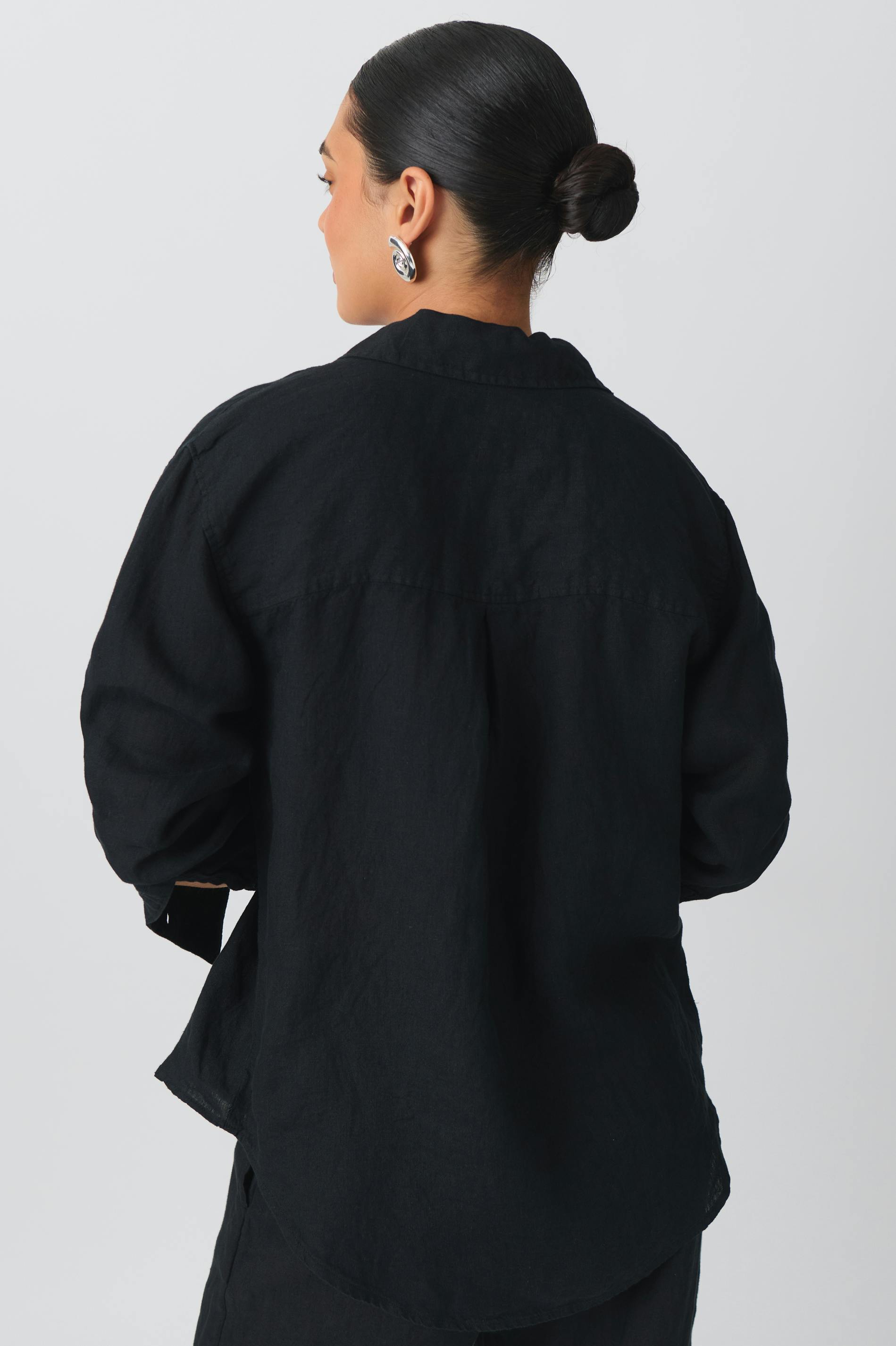 Linen blend shirt
