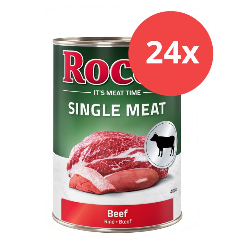 Sparpaket Rocco Single Meat 24 x 400 g