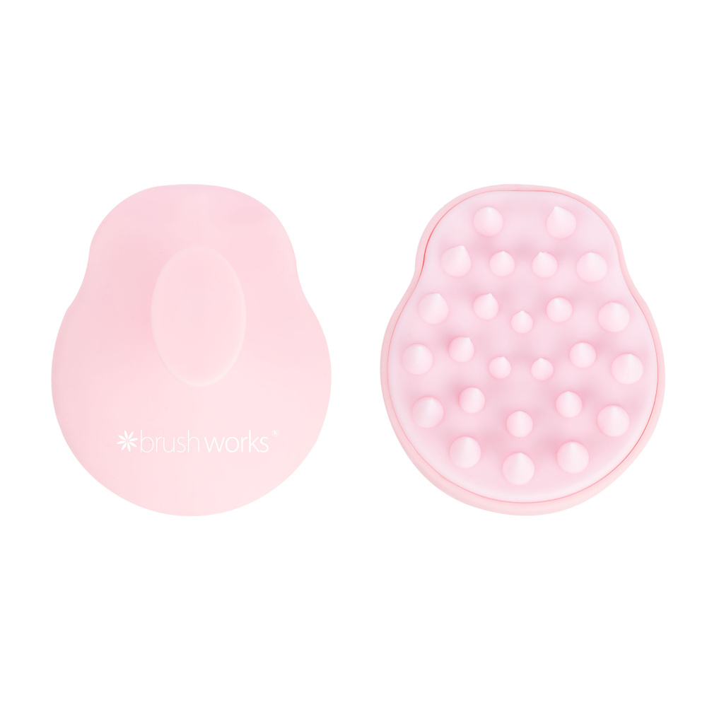 Brushworks Brosse de massage du cuir chevelu pour la douche Brosse