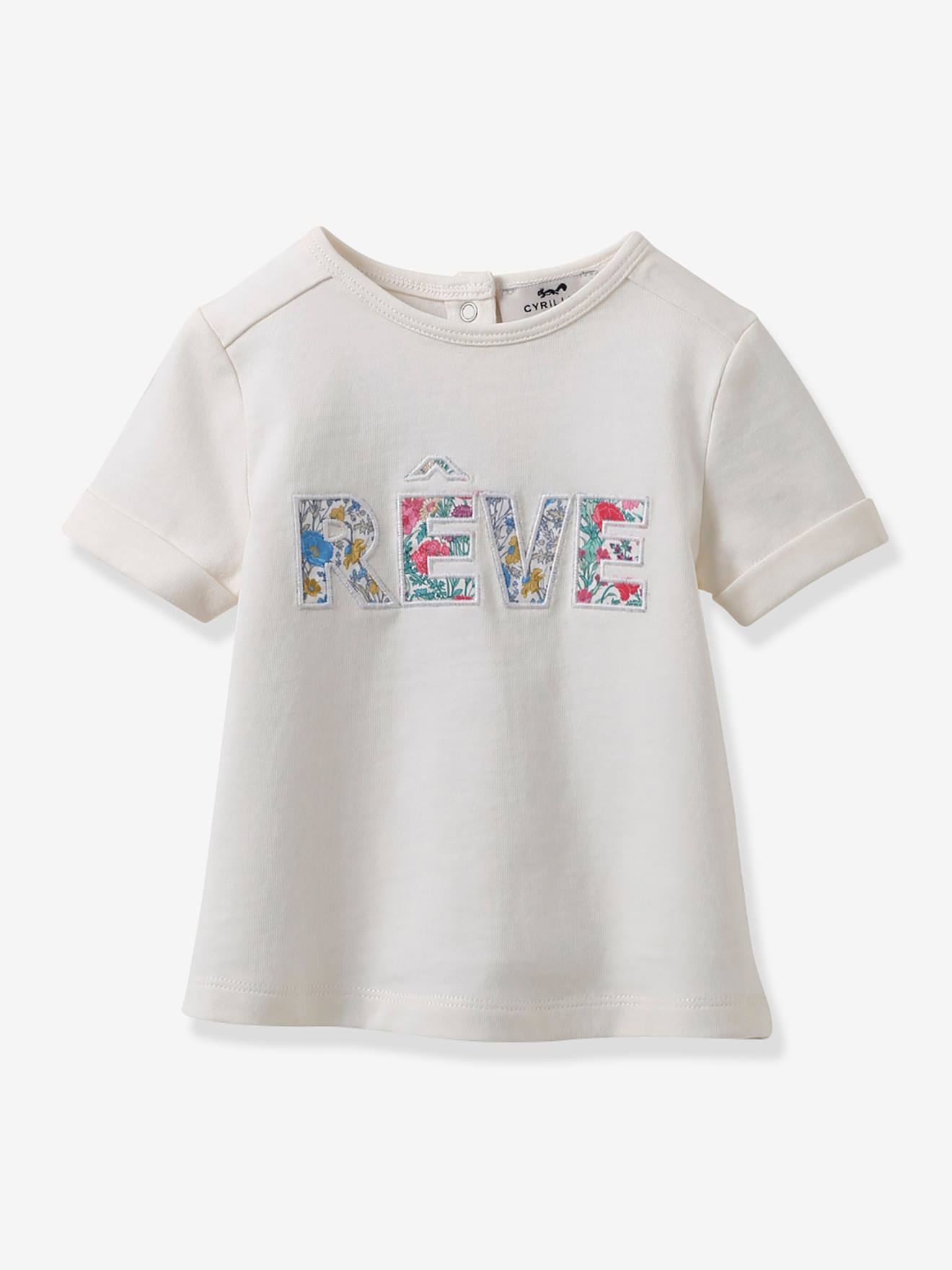 Cyrillus Baby T-Shirt CYRILLUS aus Bio-Baumwolle - wollweiß