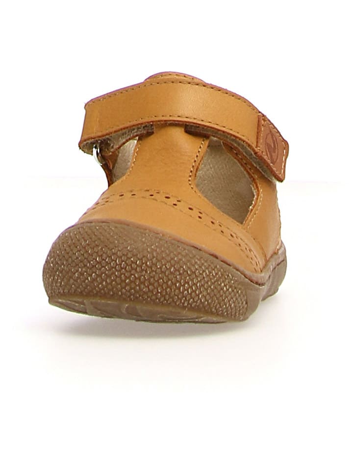 Naturino Leder-Halbsandalen in Hellbraun günstig kaufen