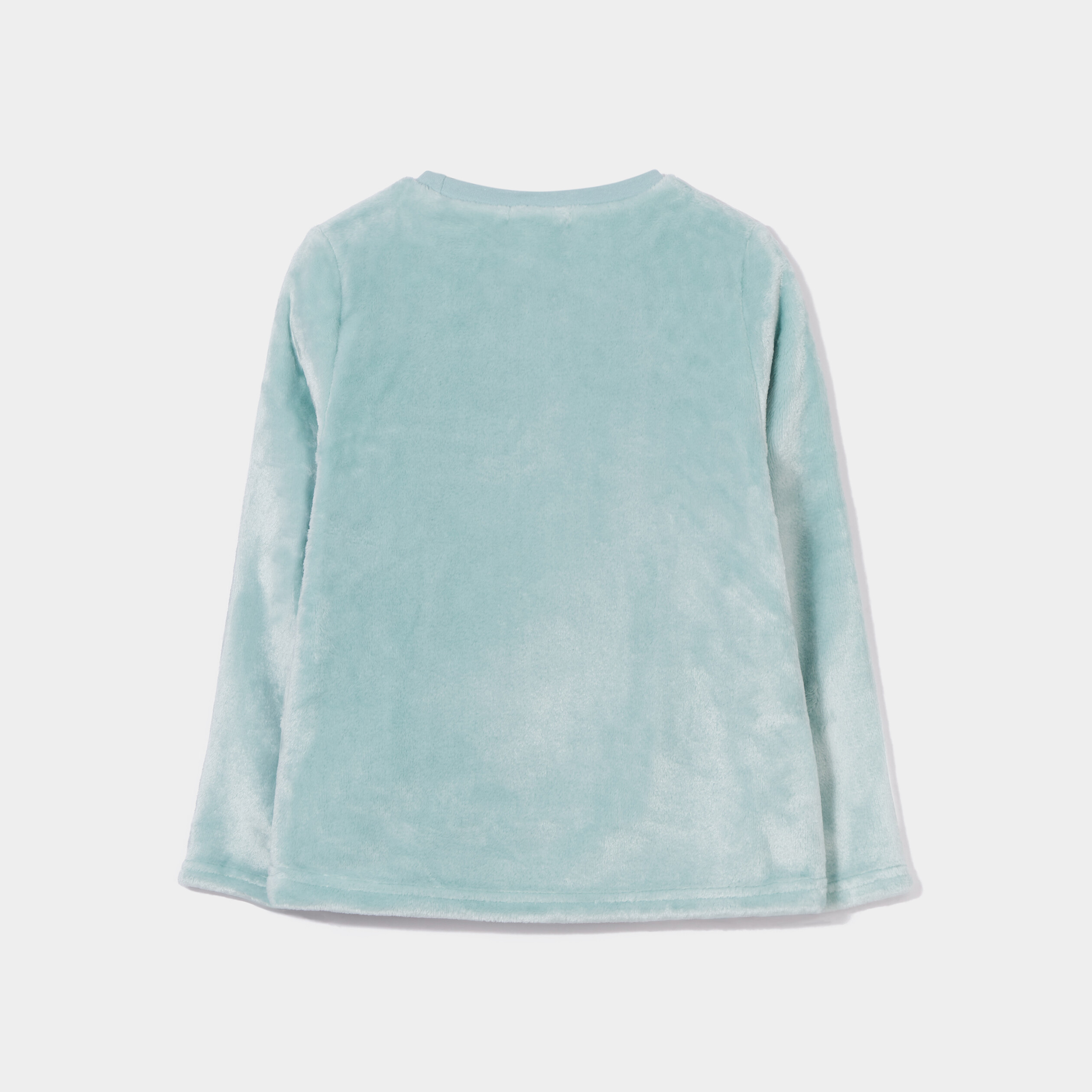 Ensemble pyjama pantalon pilou bleu gris fille | La Halle