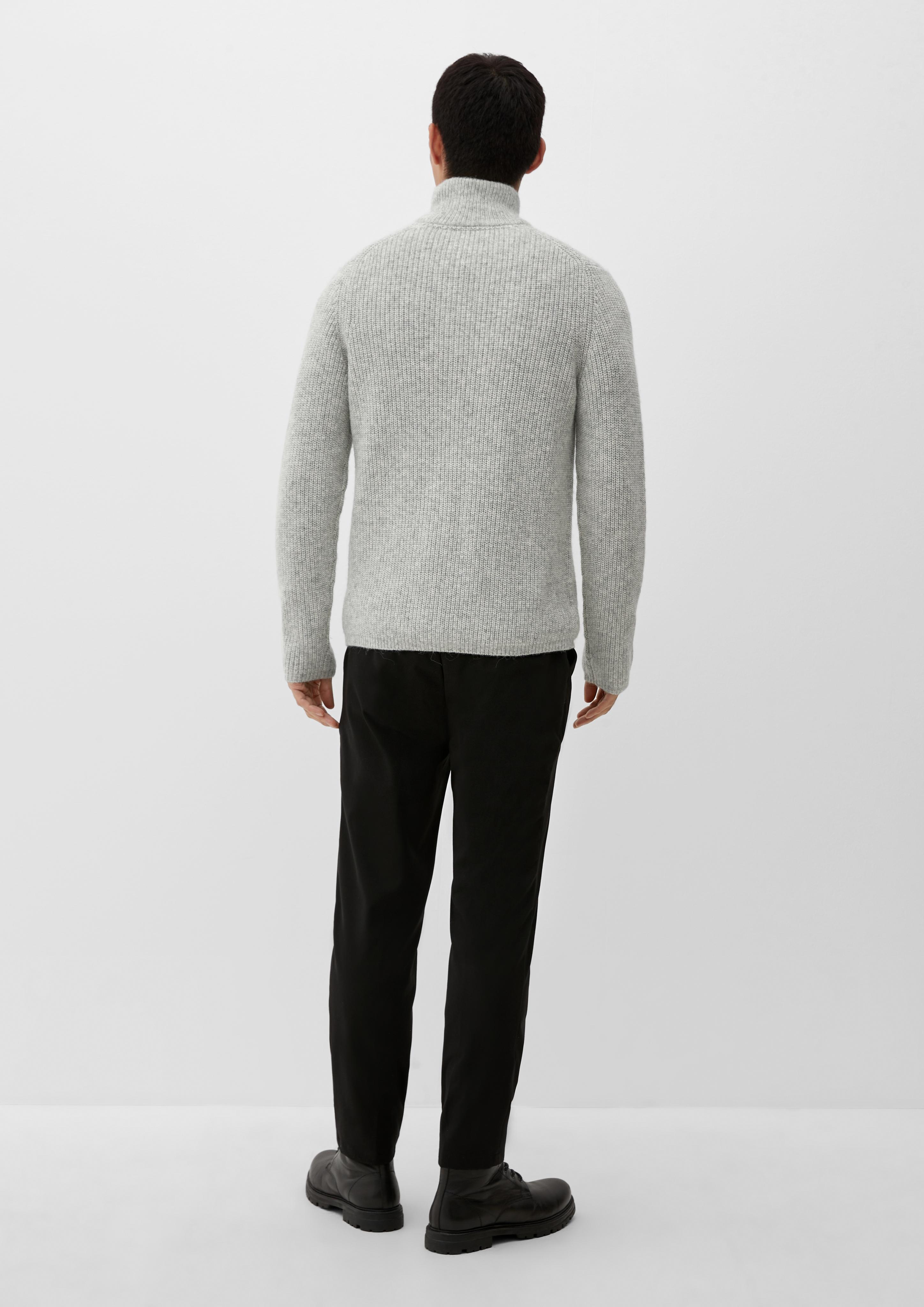 Strickpullover mit Reißverschluss  2124533-94X0