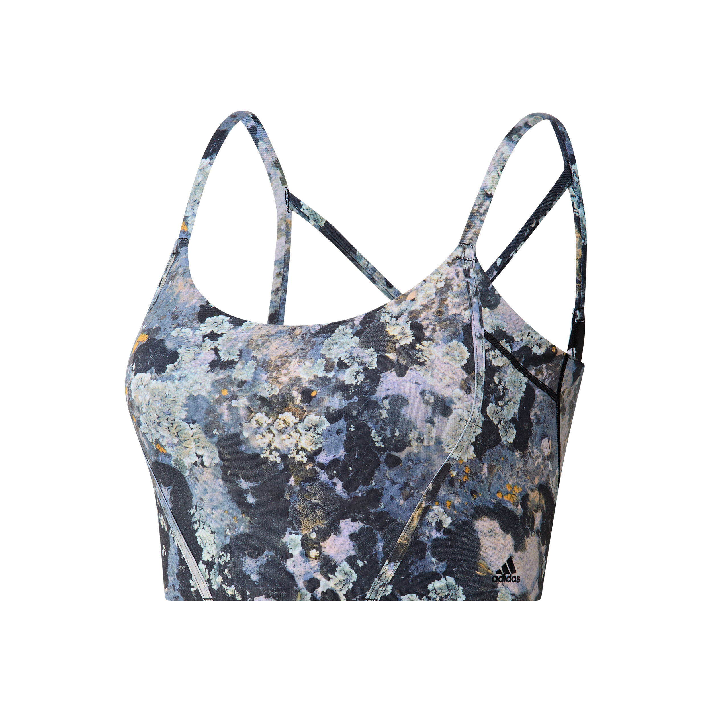YO LL All Over Print Sport-BH Damen - Mehrfarbig