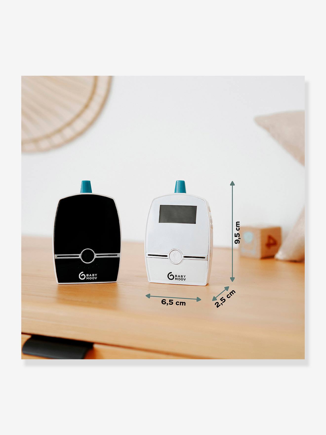 Ecoute-bébé Premium Care BABYMOOV blanc/noir