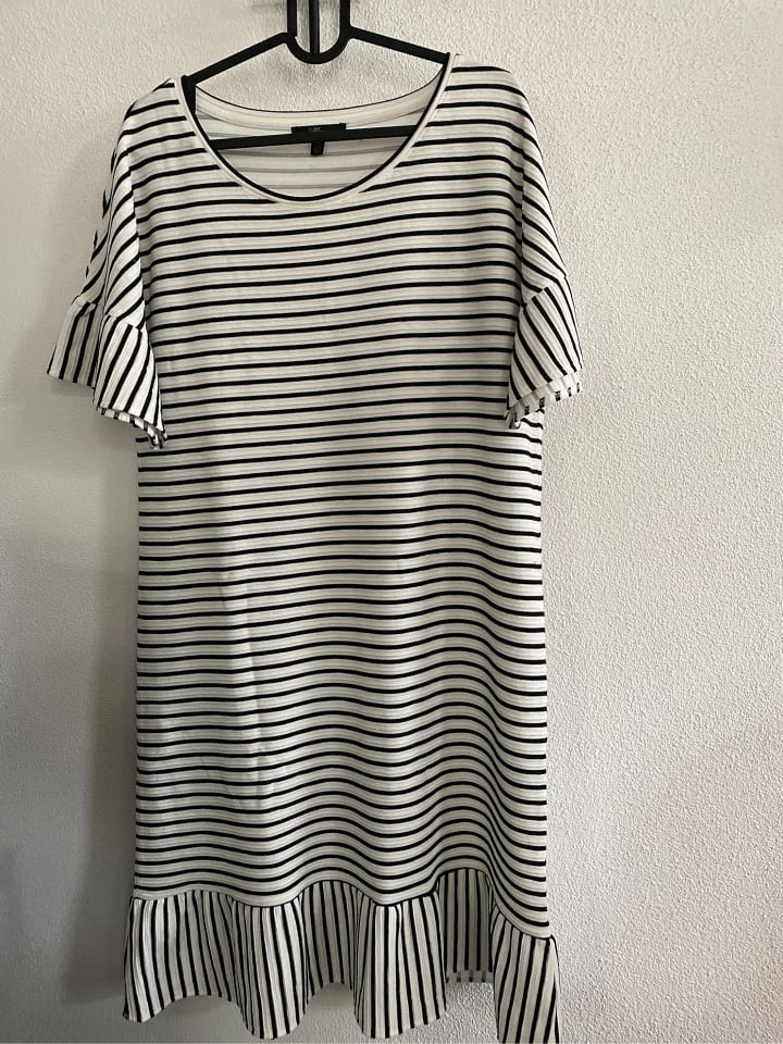 MAVI Kleid in Schwarz/ Weiß günstig kaufen L