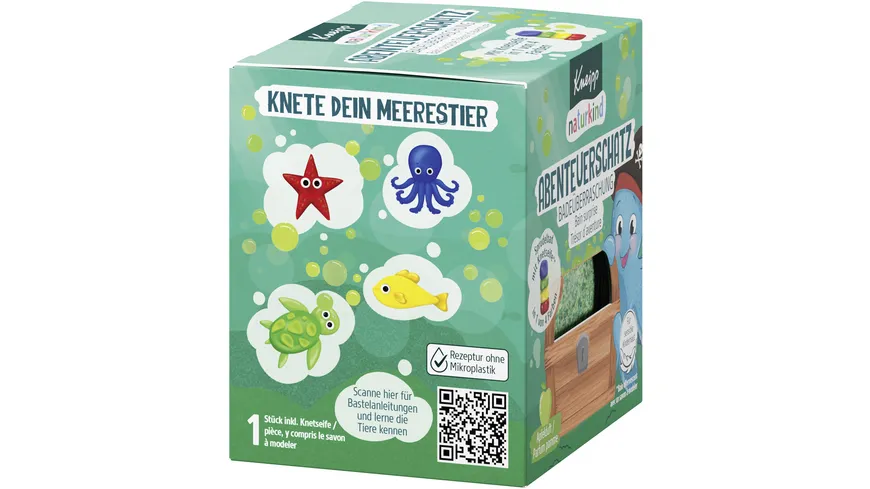 Kneipp naturkind Abenteuerschatz Badeüberraschung inkl. Knetseife 100 g