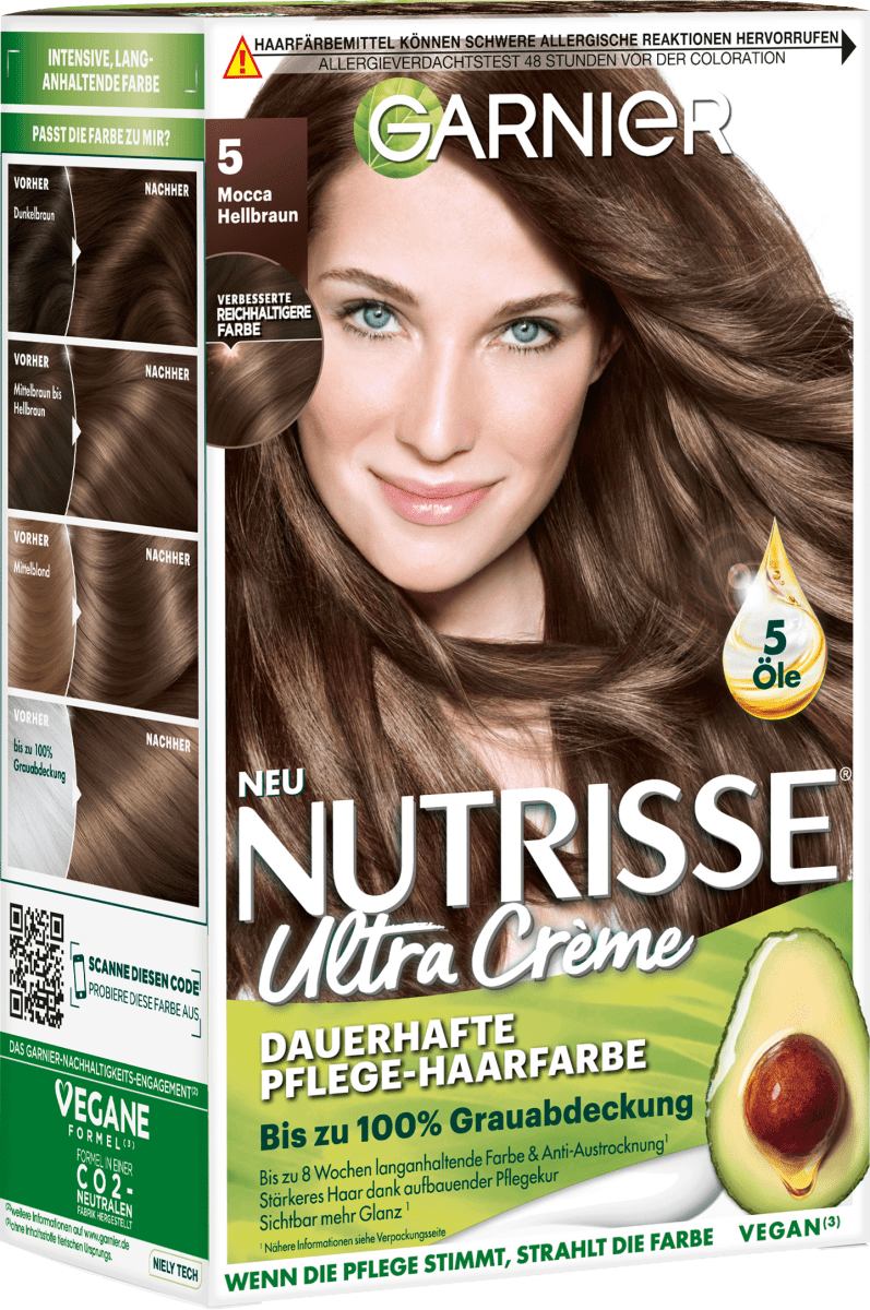 Haarfarbe 5 Mocca Hellbraun, 1 St
