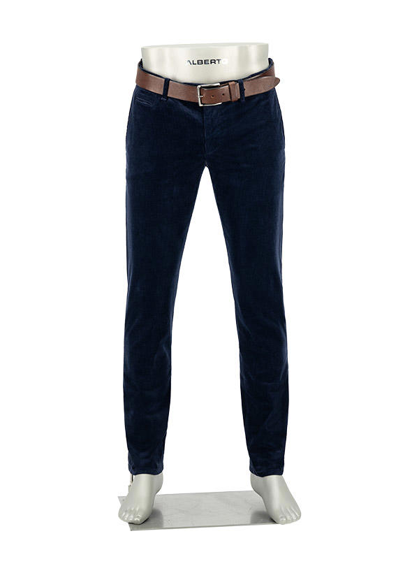 Alberto, Hose, Regular Fit, Cord, navy