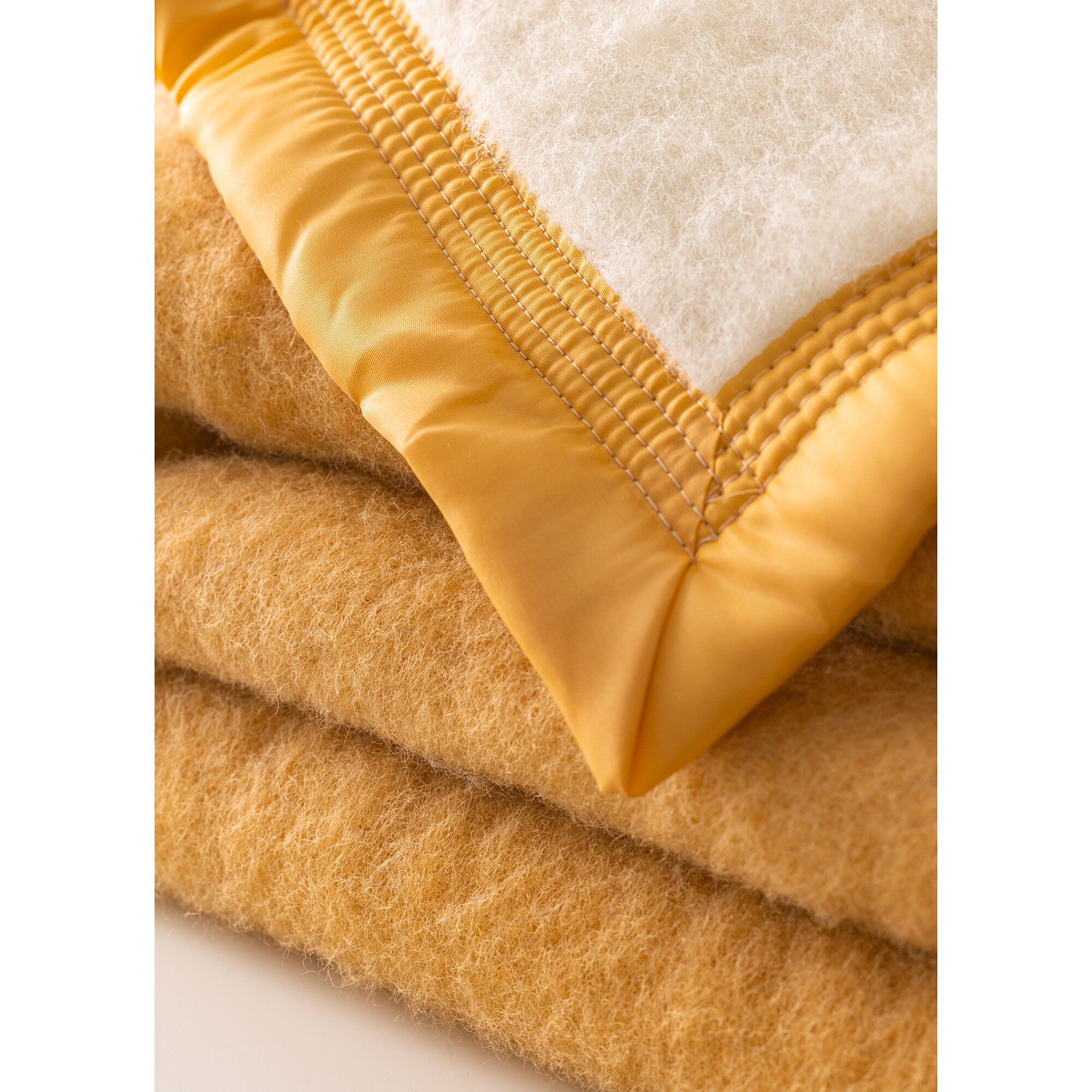 Couverture bicolore laine 600g/m2