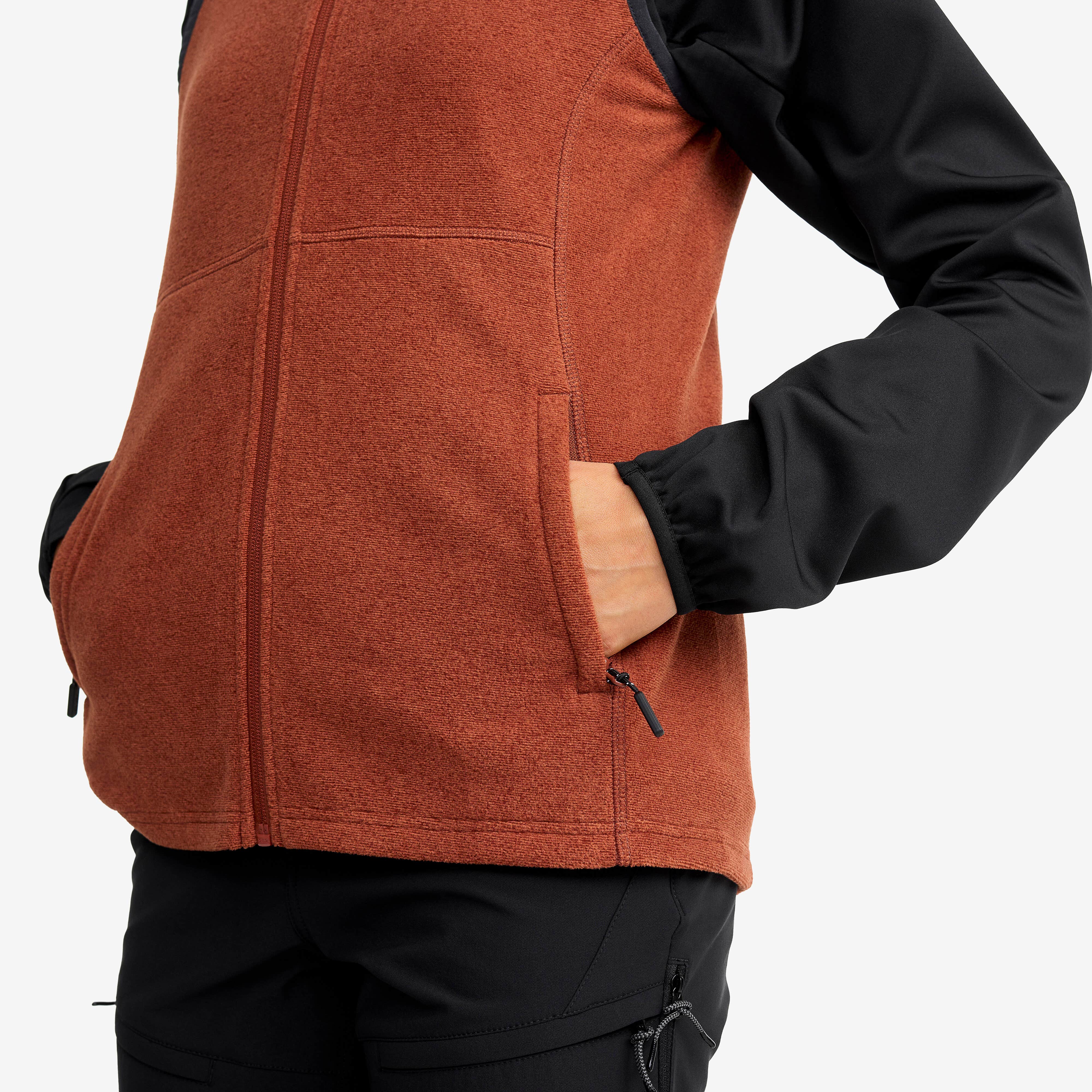 Essential Fleece Vest Femme Smoked Paprika