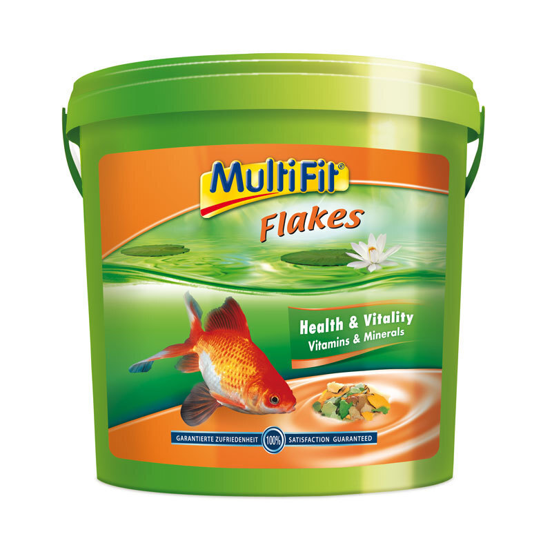 MultiFit Hauptfutter MultiFit Flakes für Teichfische 10 l