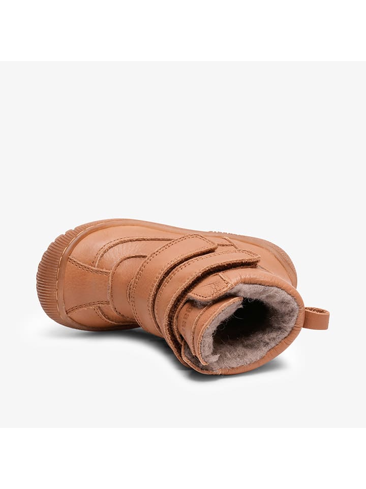 bisgaard Leder-Winterboots in Hellbraun günstig kaufen