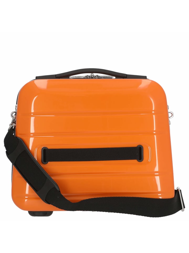 Check.In London 2.0 - Beauty Case 33 cm (carbon schwarz) in orange günstig kaufen onesize
