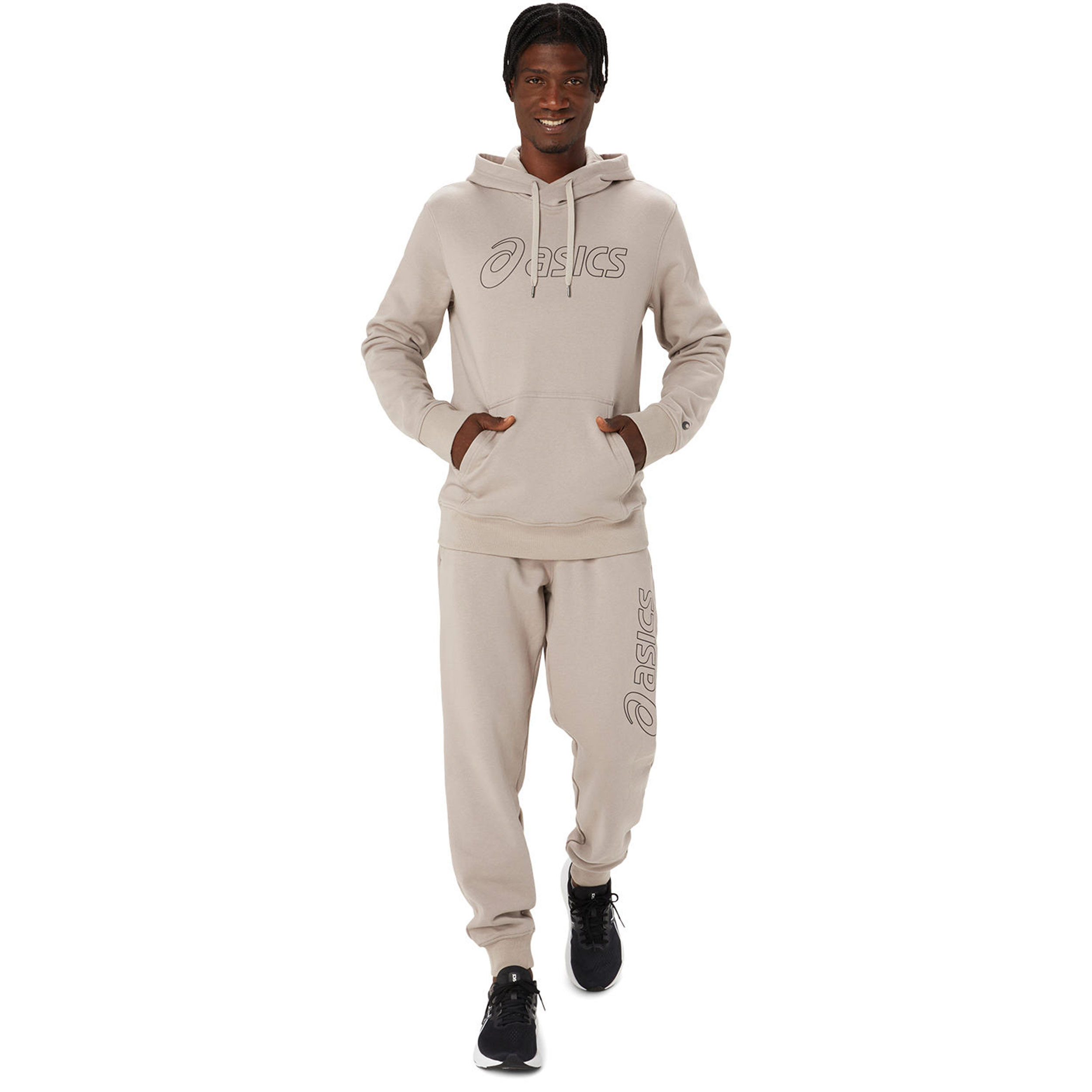 Logo OTH Hoody Herren - Grau, Beige