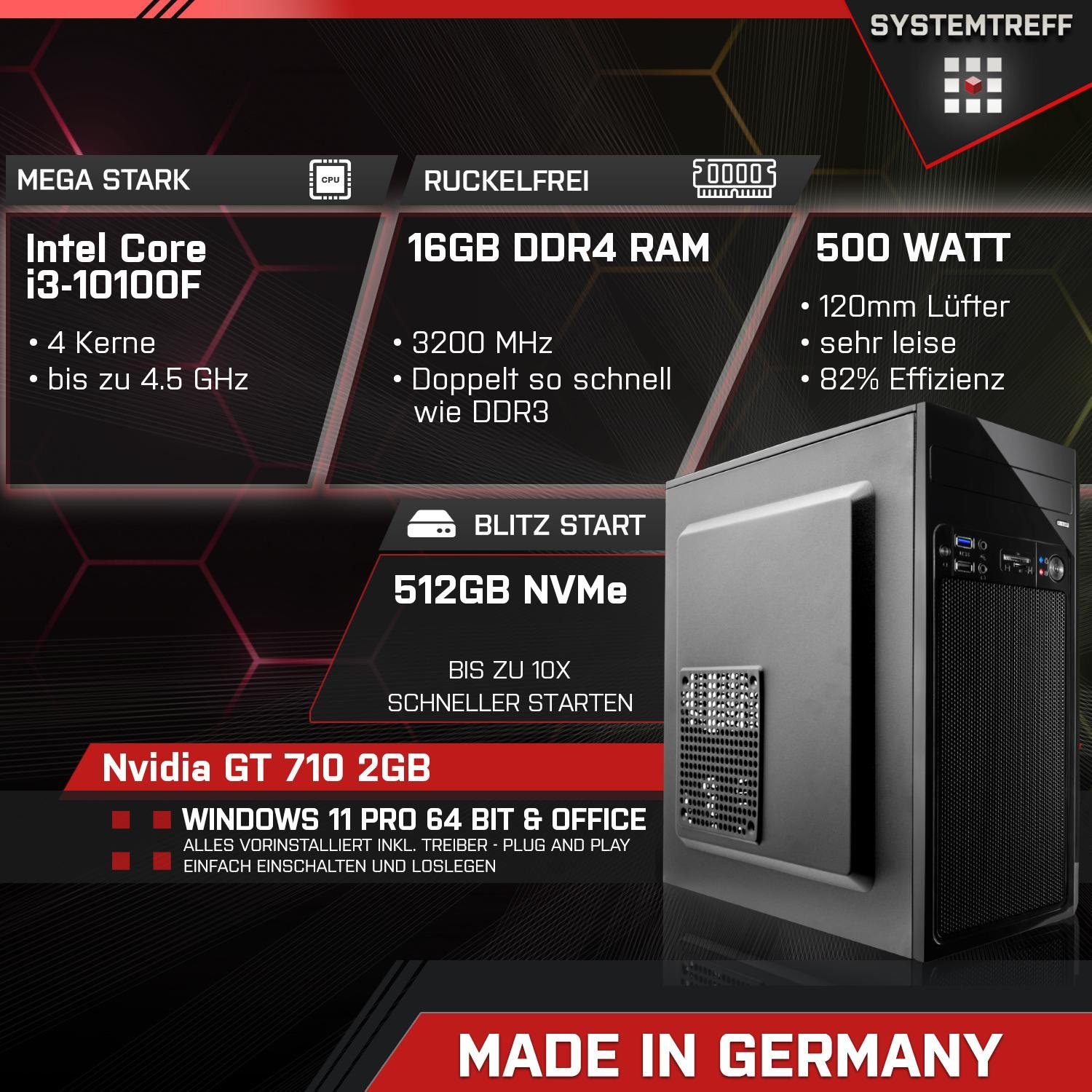 SYSTEMTREFF Business-PC-Komplettsystem (24