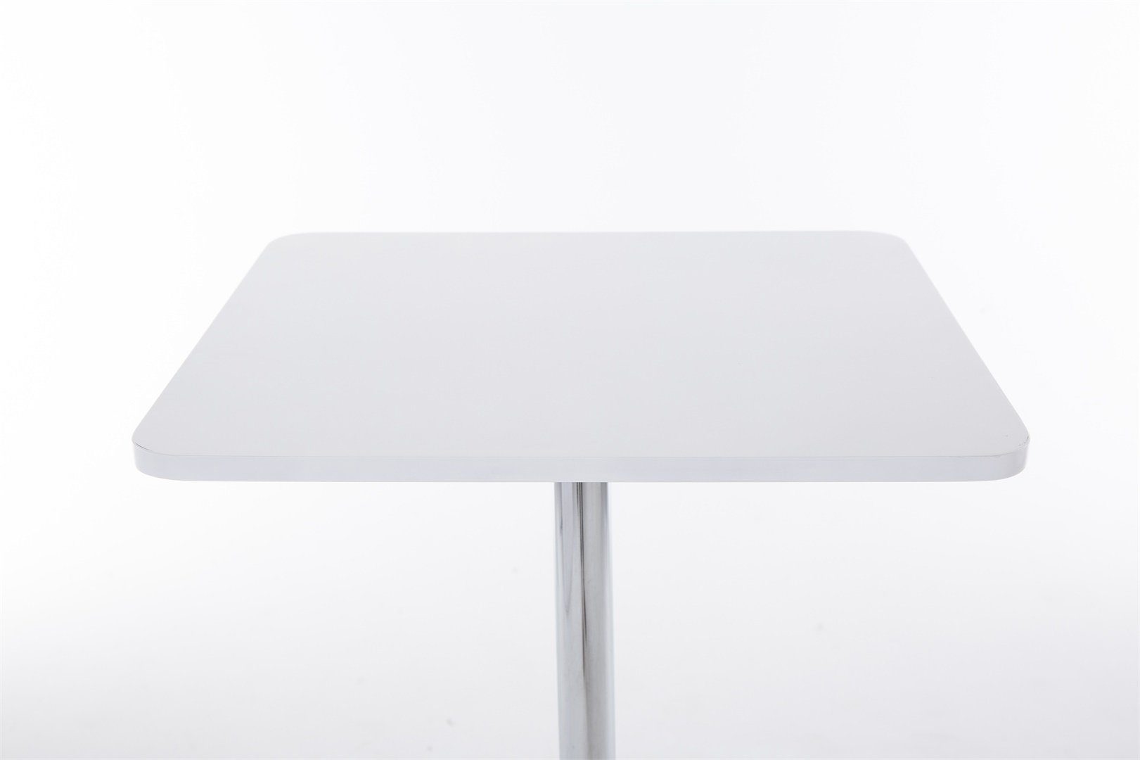 CLP Bartisch Stehtisch eckig, mit Holz-Tischplatte & Metall-Gestell