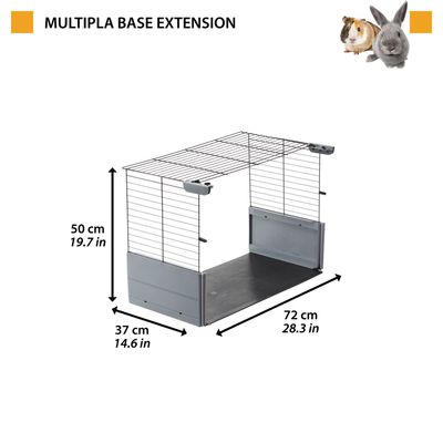 Ferplast Kleintierkäfig Multipla Double