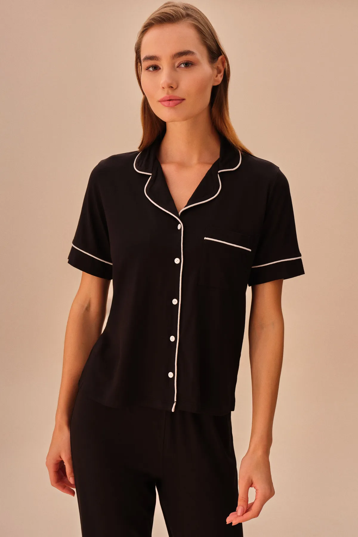 SUWEN  Misty Maskulines Pyjama-Set