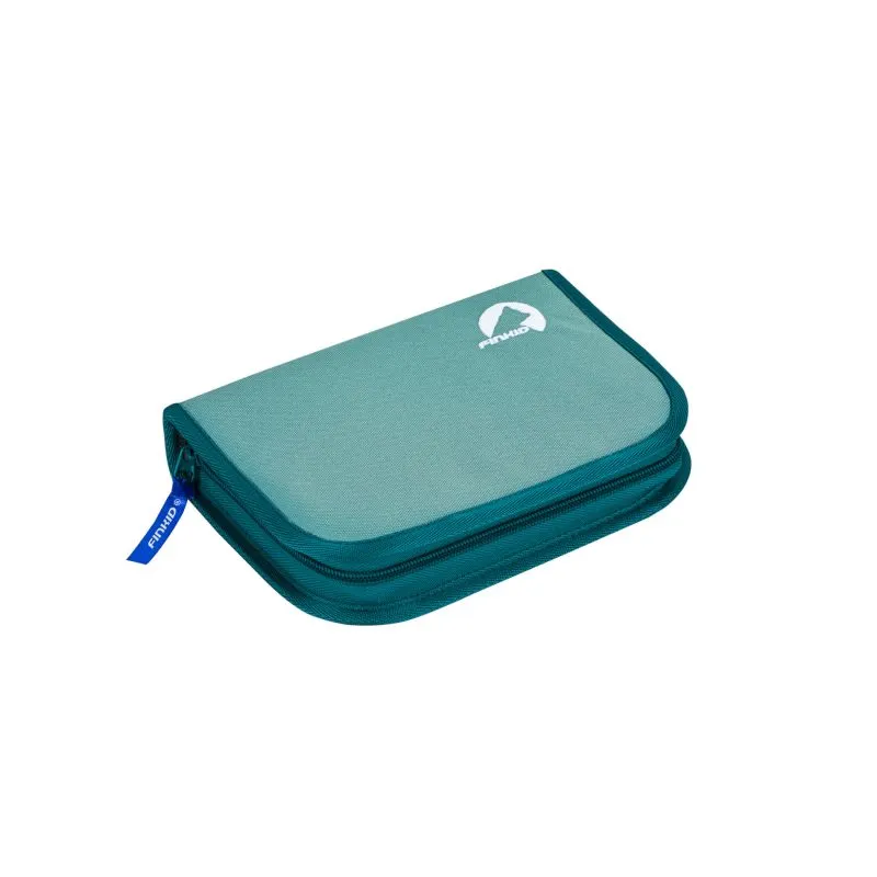 finkid BUDDY CLASSIC 4tlg. Schulranzenset - trellis\/deep teal