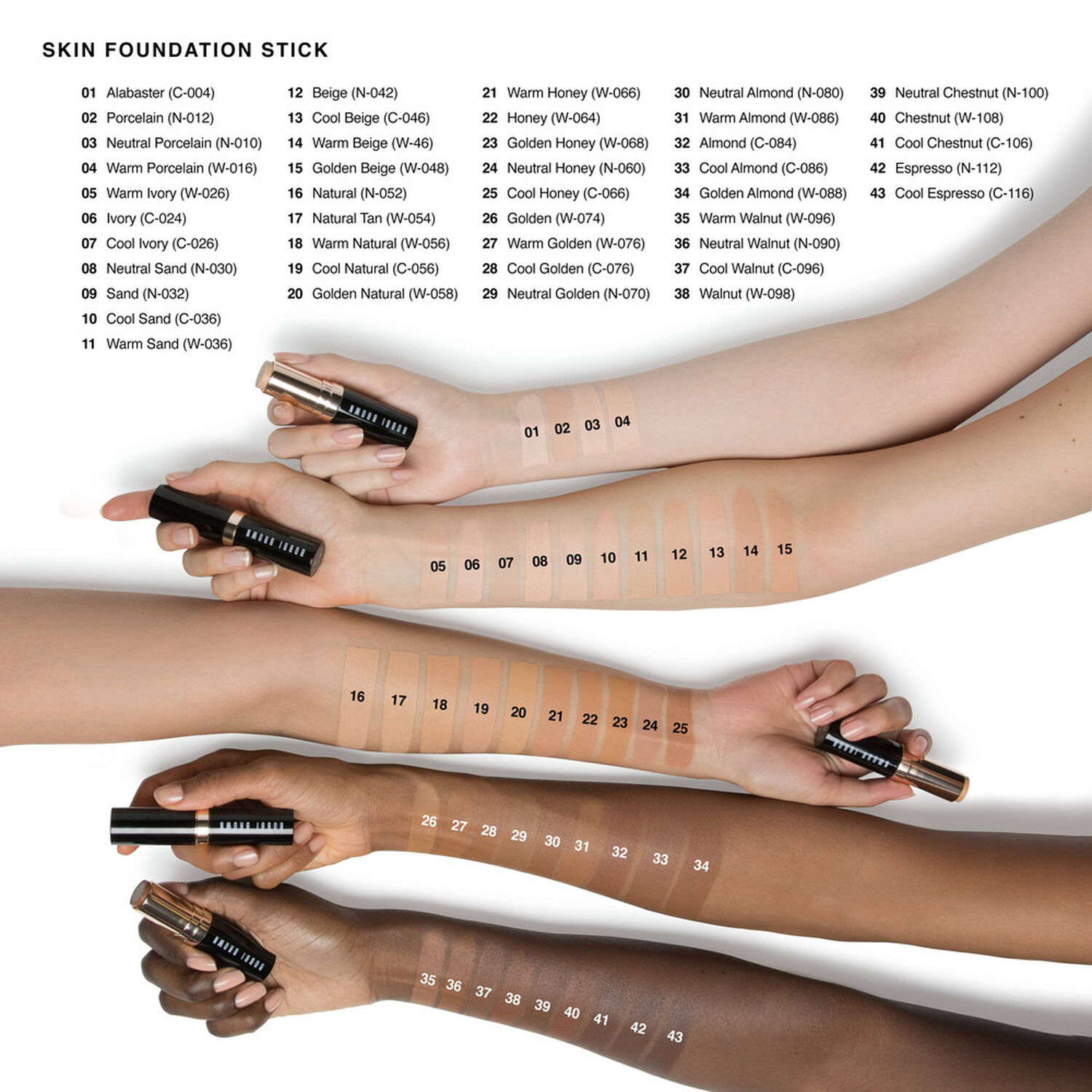 Bobbi Brown Skin Foundation Stick Fond de Teint Stick