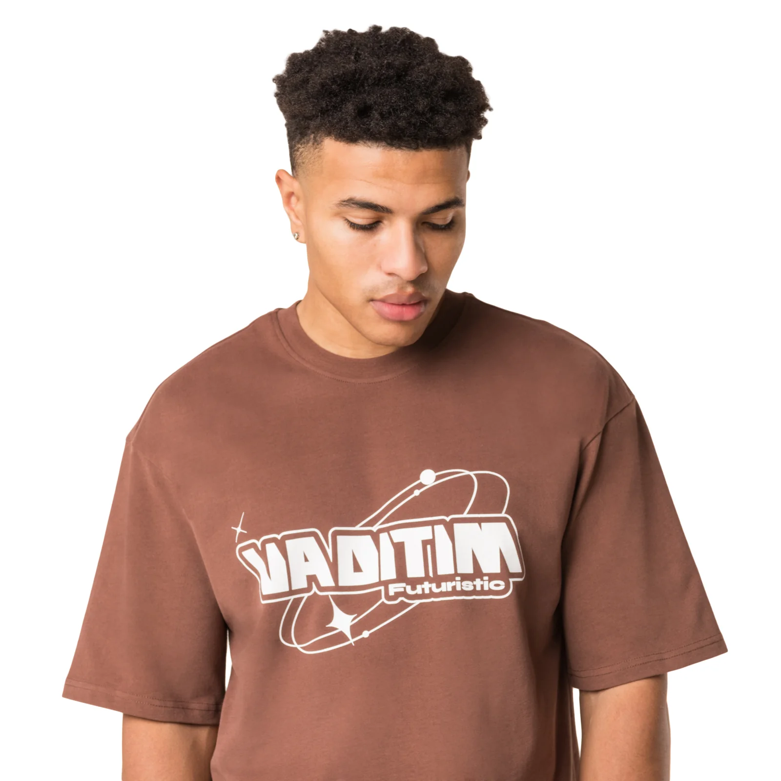 BROWN FUTURISTIC VADITIM T-SHIRT