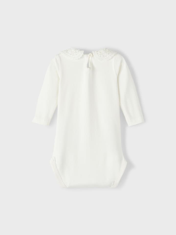 name it Spitzenkragen-Body festlich in white alyssum günstig kaufen