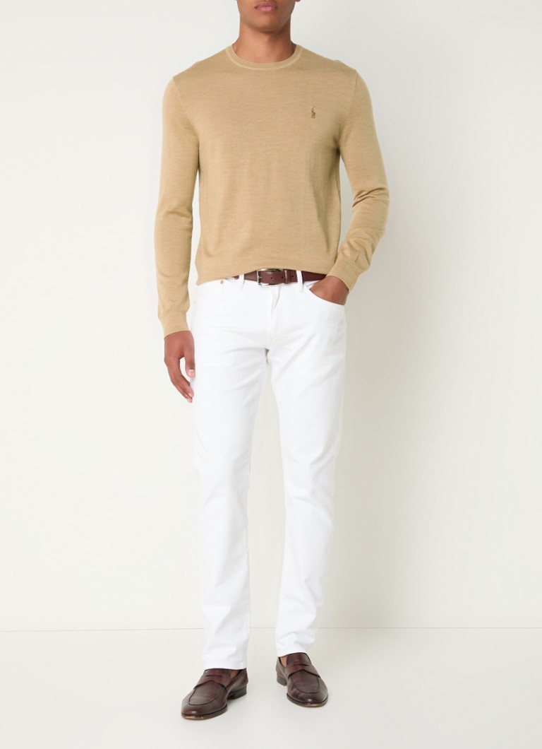 Πουλόβερ Ralph Lauren με λεπτή πλέξη από μαλλί και λογότυπο