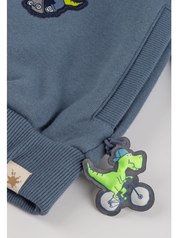Sigikid Sweatjacke Sporty Dino in Blau günstig kaufen