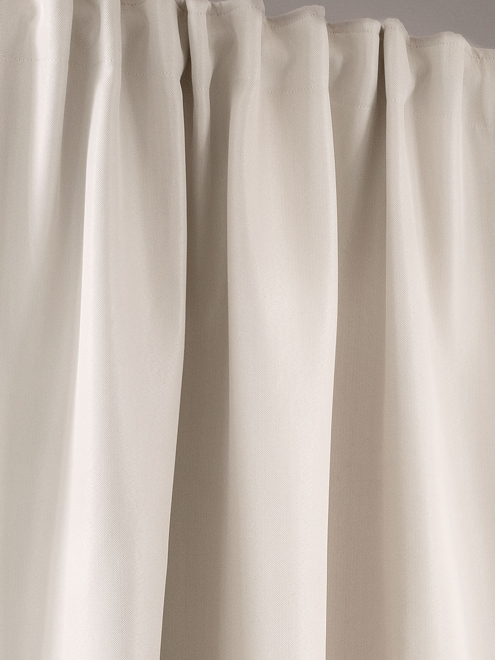 Skygge Vorhang mit Gardinenband, Creme