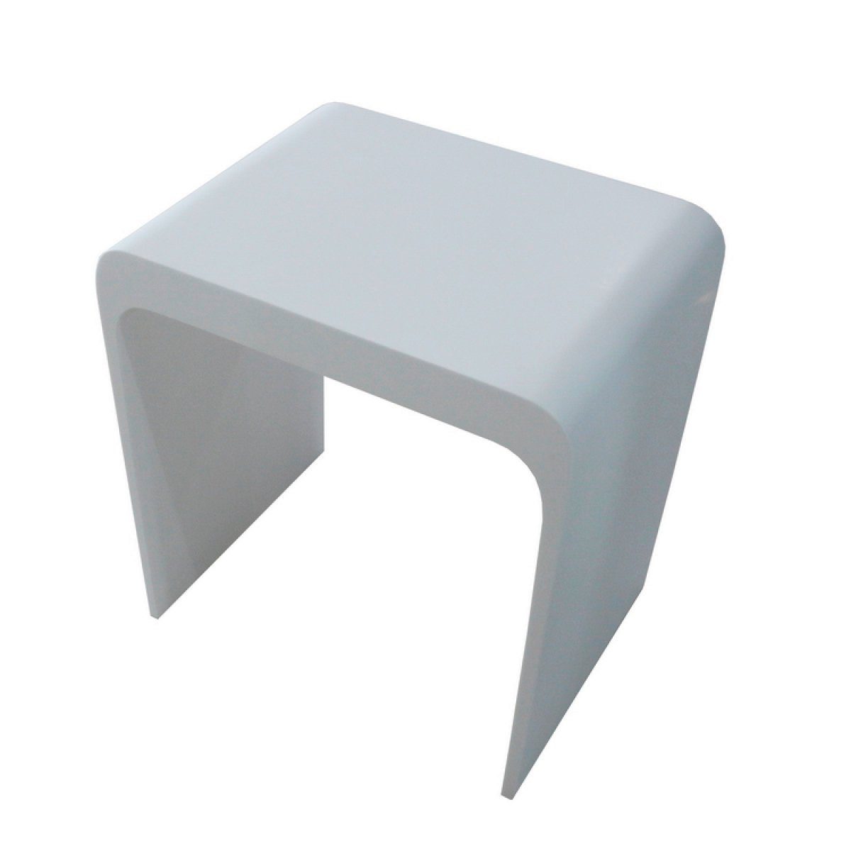 KZOAO Duschhocker Design SPA Badhocker aus Mineralguss Modell 