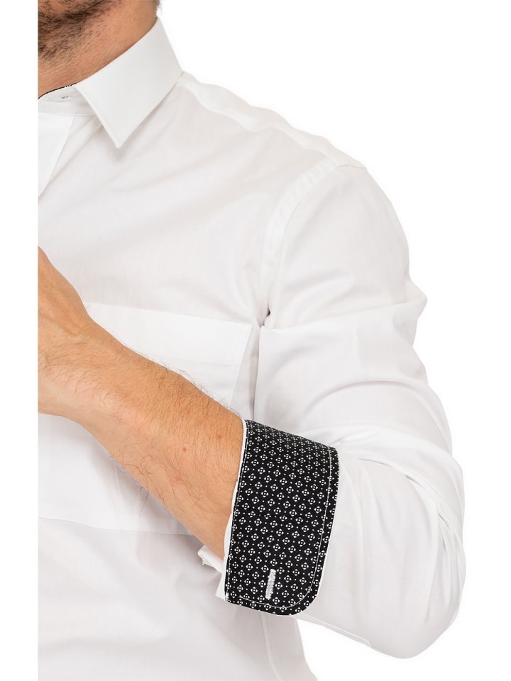 Almsach Langarmhemd 8115LK in weiß günstig kaufen