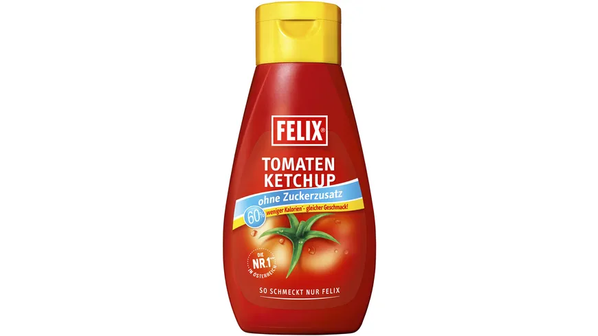 Felix Ketchup Mild ohne Zuckerzusatz 435 g