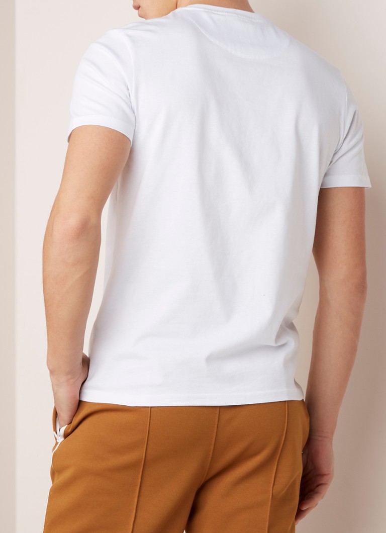 Lyle & Scott  T-shirt met merkembleem