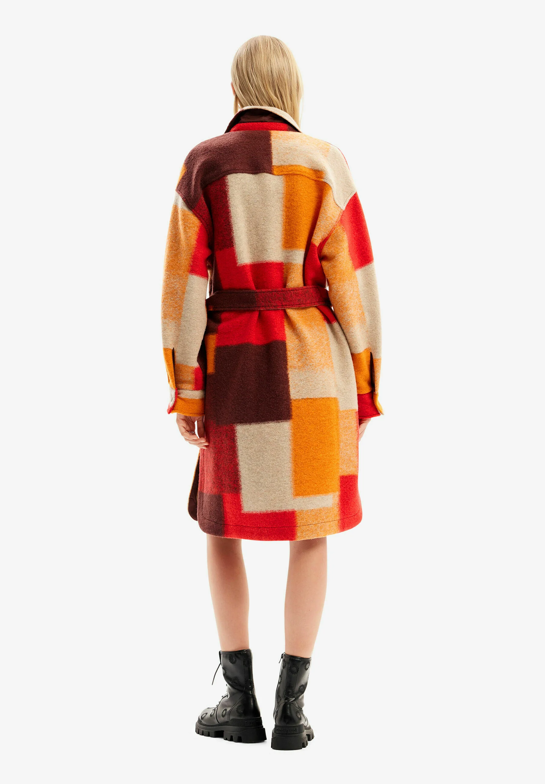 Desigual CHECKED - Abrigo clásico