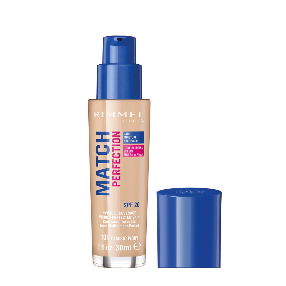 Rimmel London Fond de teint Match Perfection - 101 Classic Ivory Fond de teint